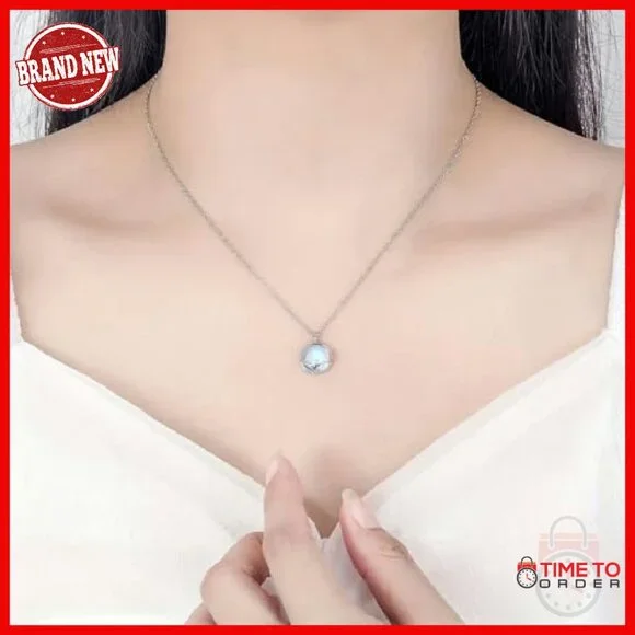 Moonstone Jewelry Set Necklace Bracelet Earrings Sterling Silver